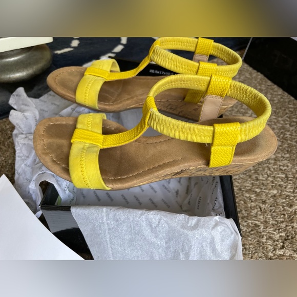 Alfani Women's Step 'N Flex Voyage Wedge Sandals, Macy's Espadrilles Sz 5.5 - Picture 10 of 12